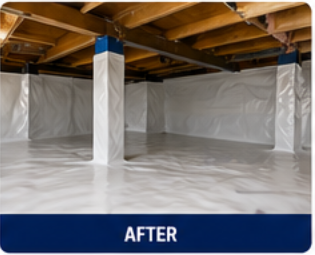 After crawlspace work