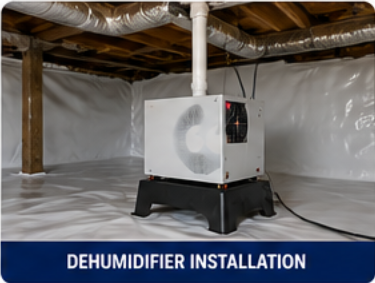 Dehumidifier installation